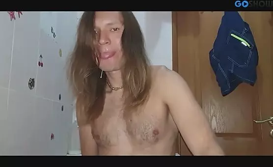 Giant Dildo Fills His Ass